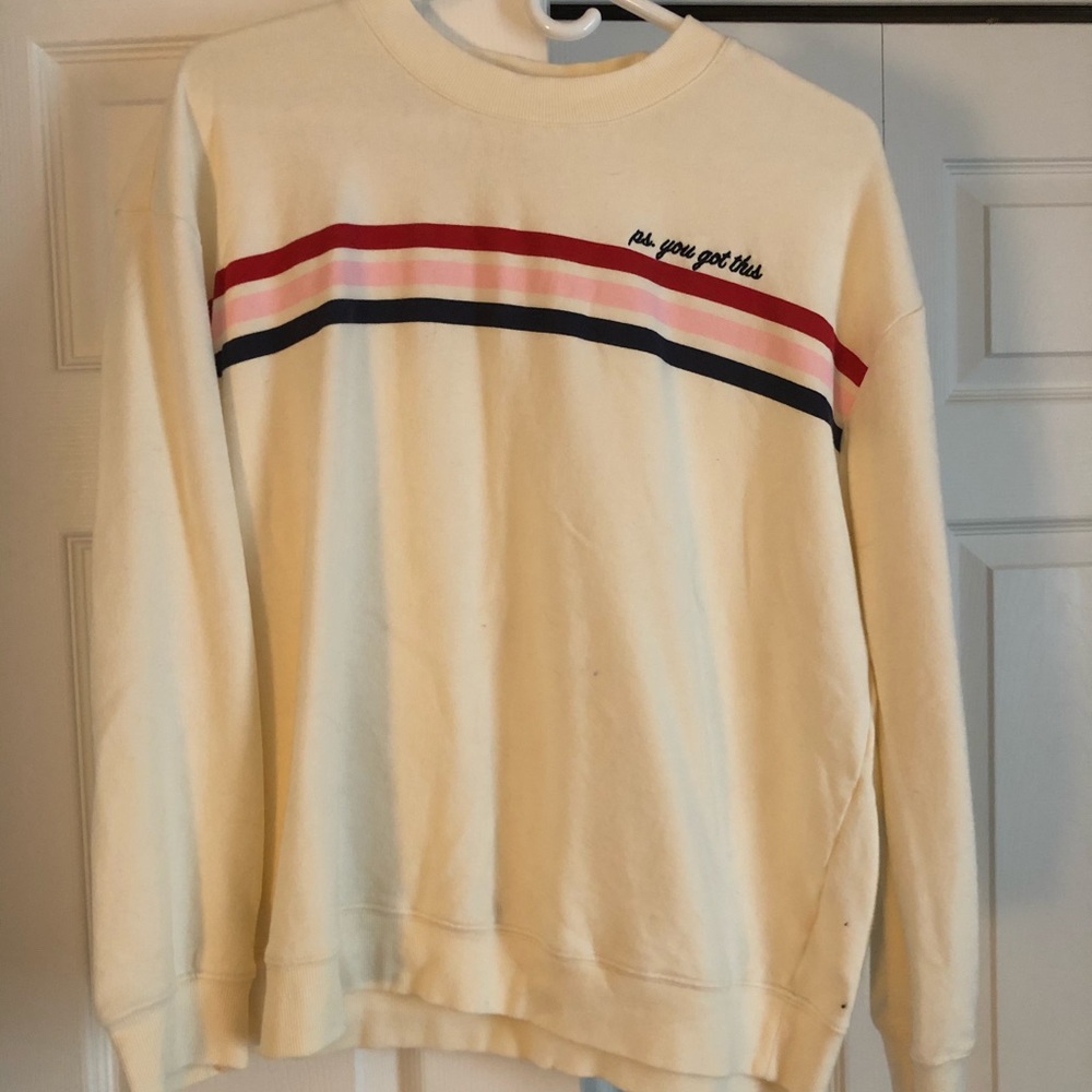 Crew neck sweatshirt